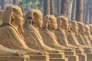 Avenue of the Sphinxes, Luxor Temple, Egypt
