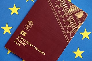 Swedish biometrical passport