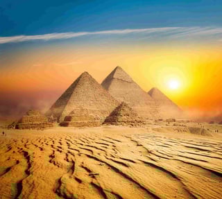 The Pyramids Of Giza Egypt