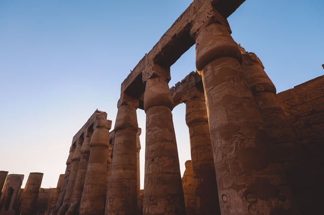 Ancient Egyptian Ruins In Luxor