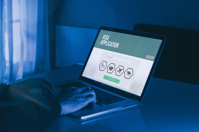 Completing Online Visa Application Form