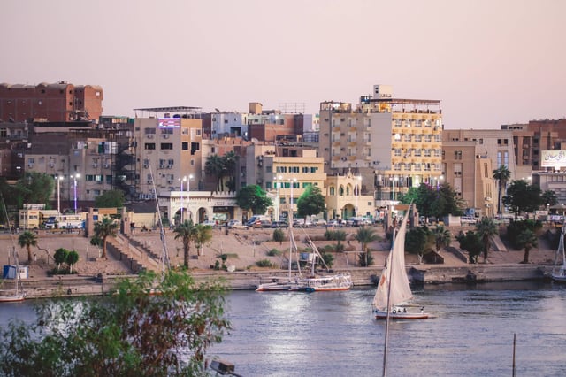 Evening In Aswan