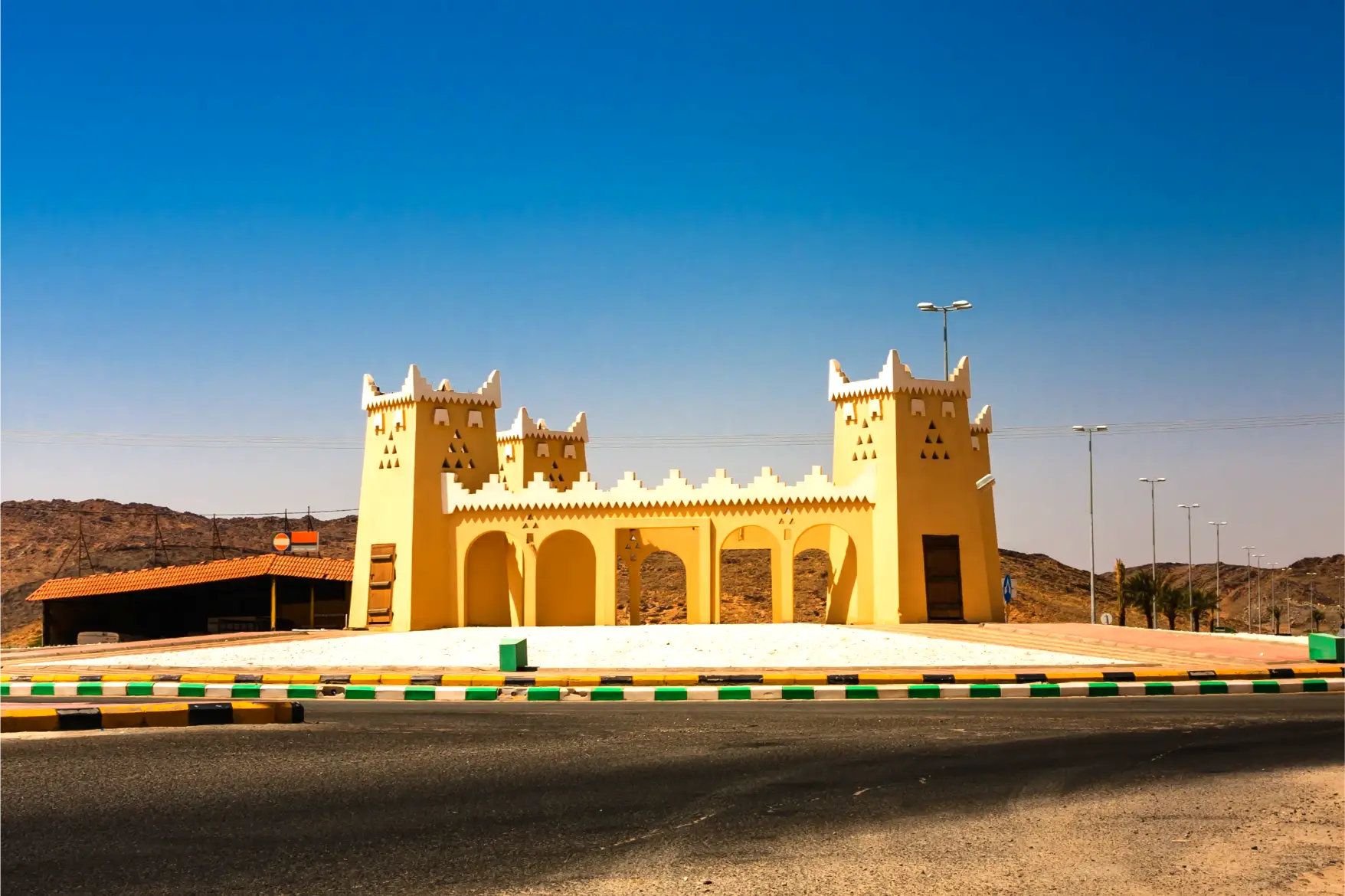 a fort replica in mazal riyadh province saudi arabia