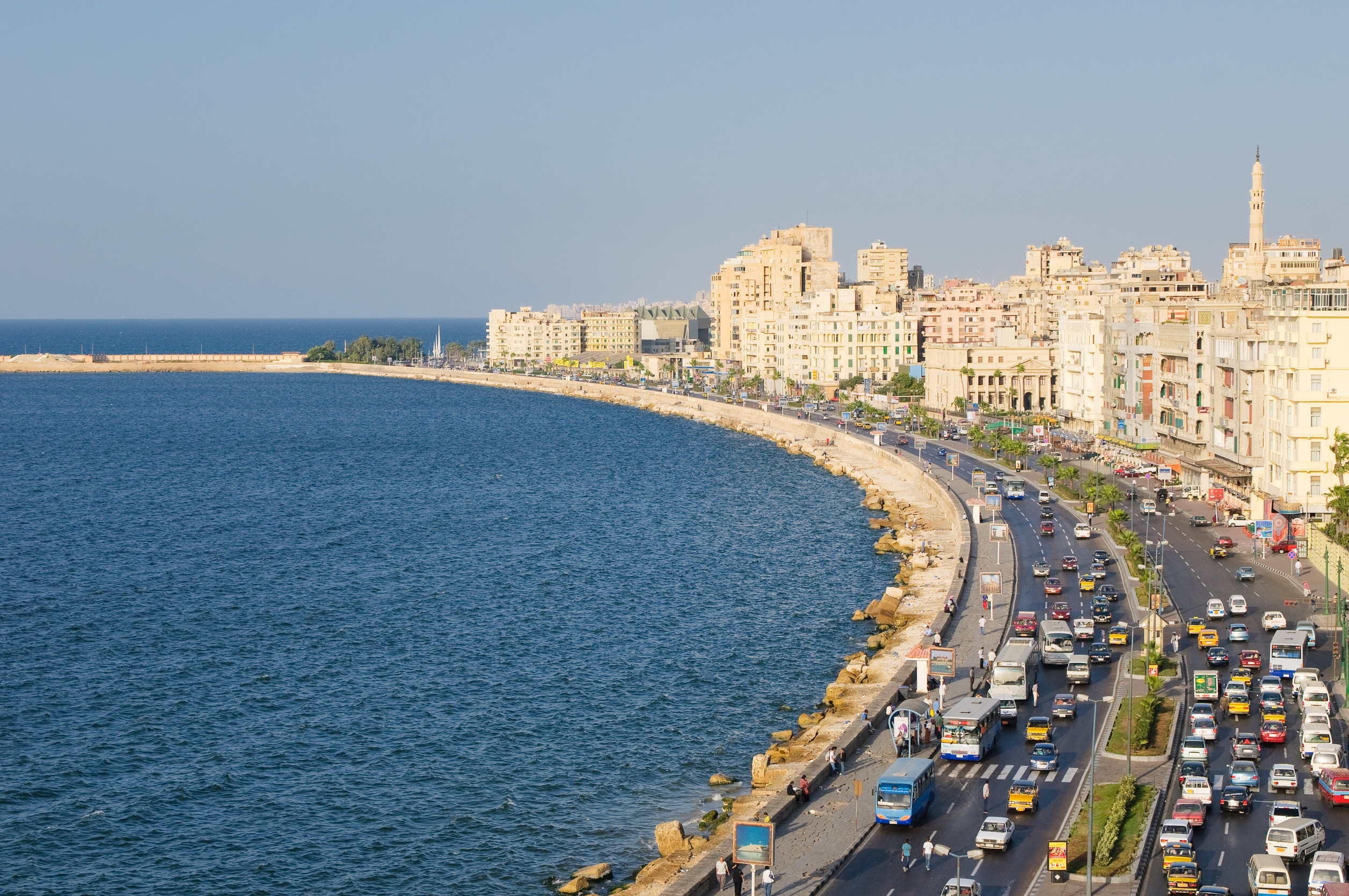 Alexandria harbor, Egypt 