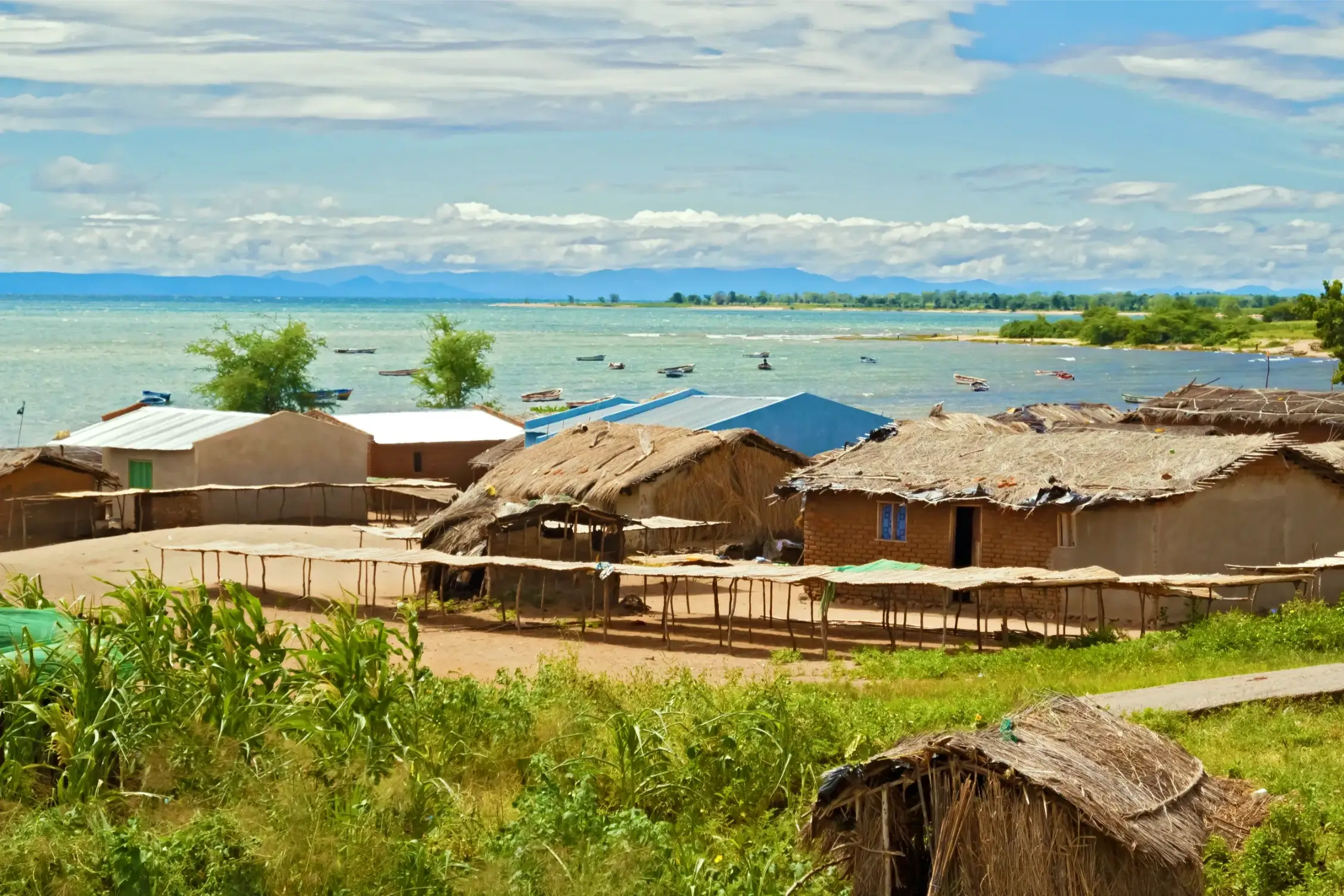 beautifull lake view in malawi