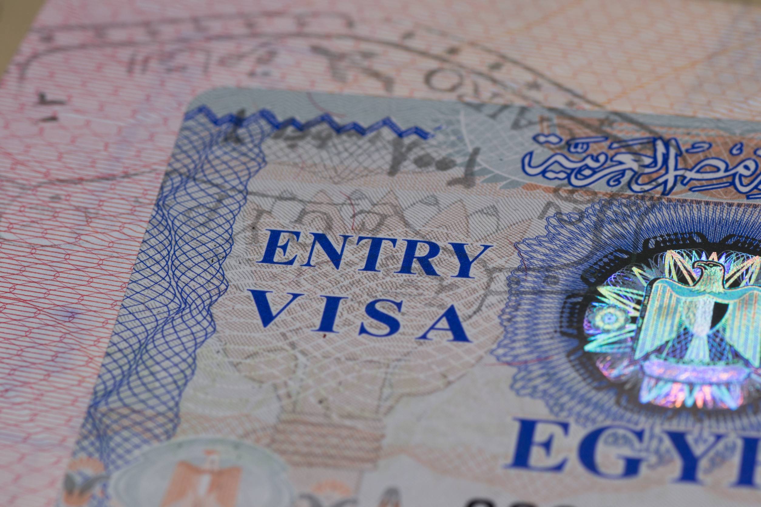 Egypt Visa Stamp