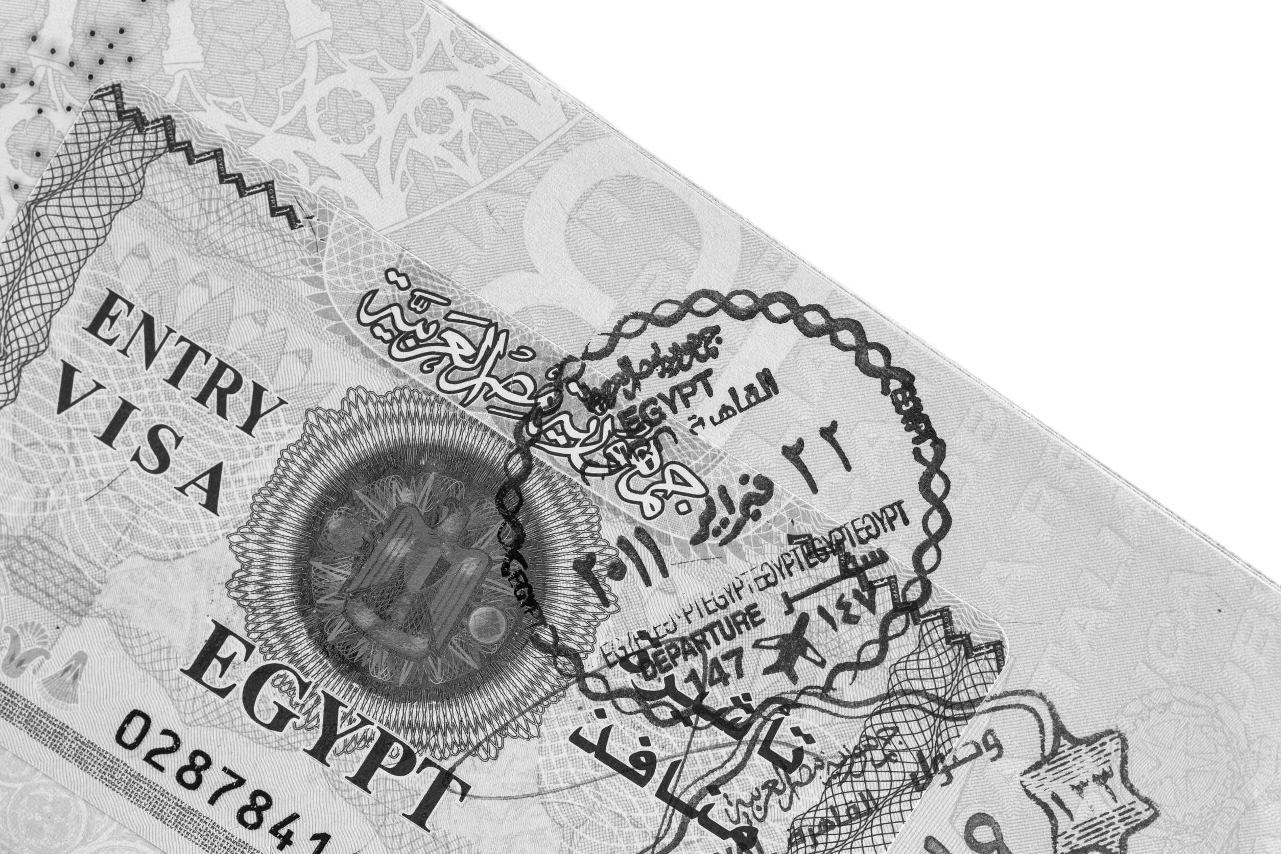 Permis d’entrée égyptien