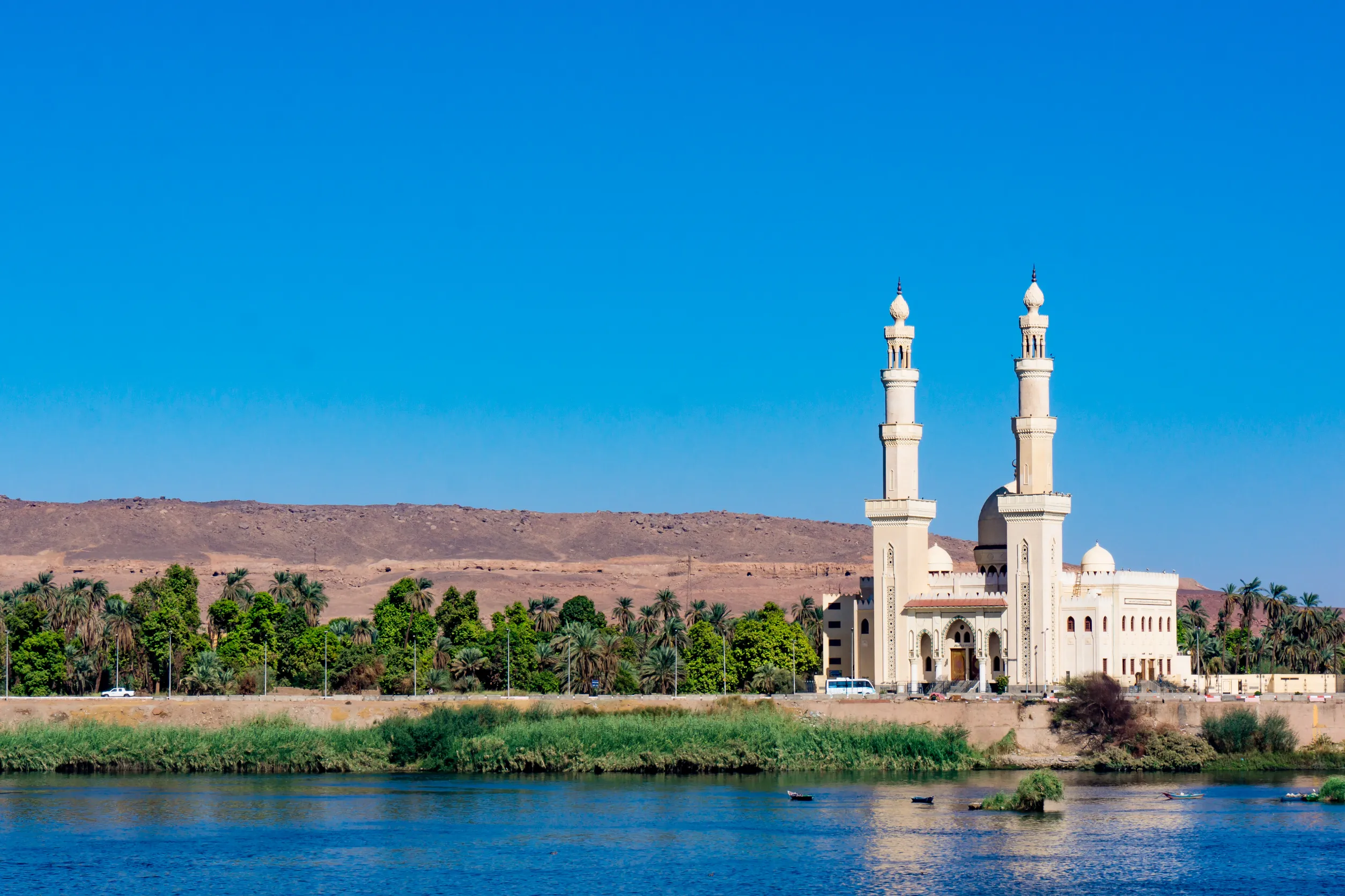el tabia mosque in aswan egypt mosque minarets aswan