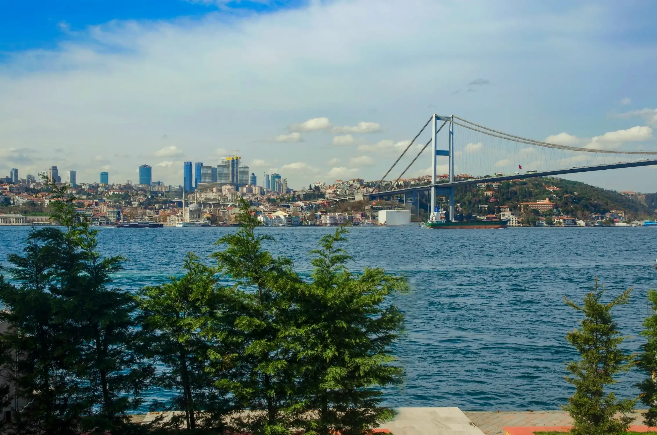 european side of istanbul from the bosphorus european side of istanbul from the bosphorus