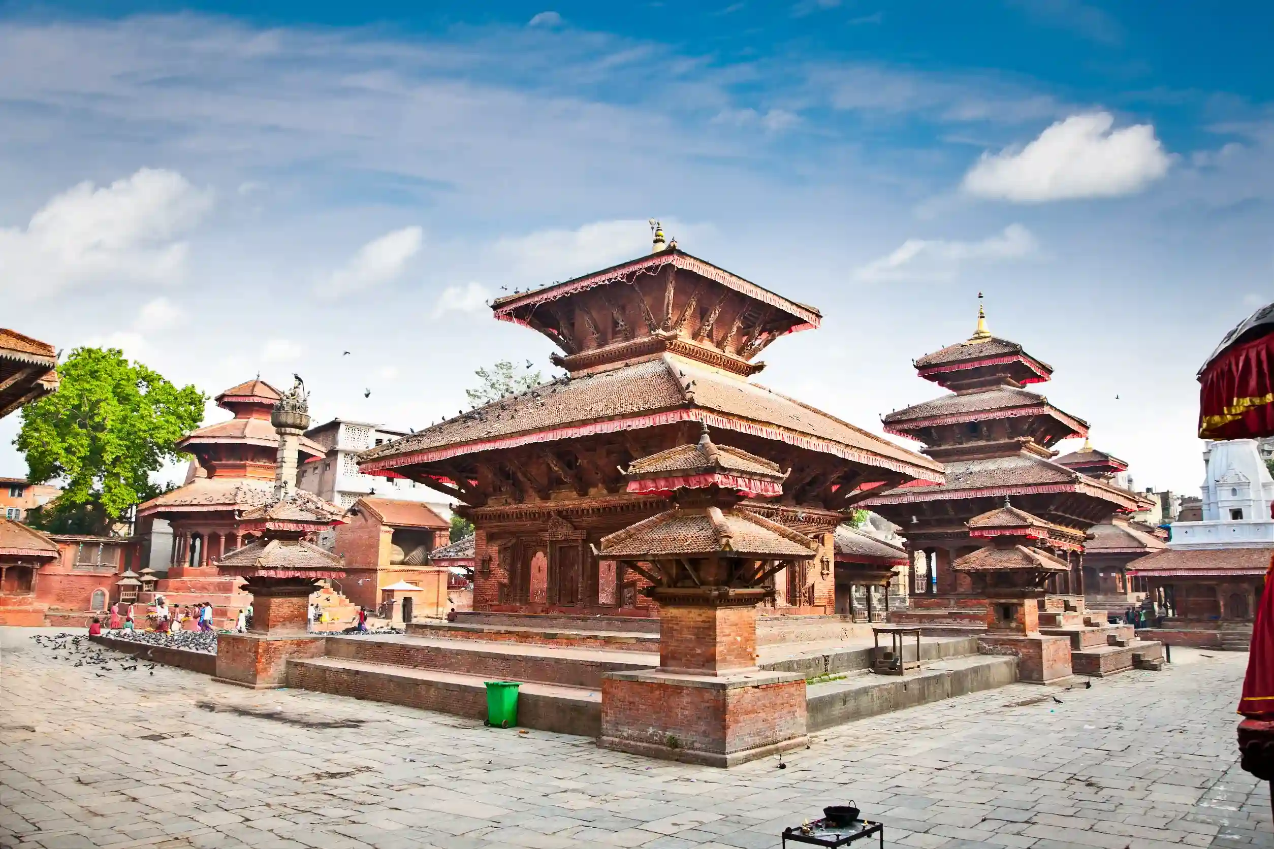 famous durbar square in kathmandu valley nepal