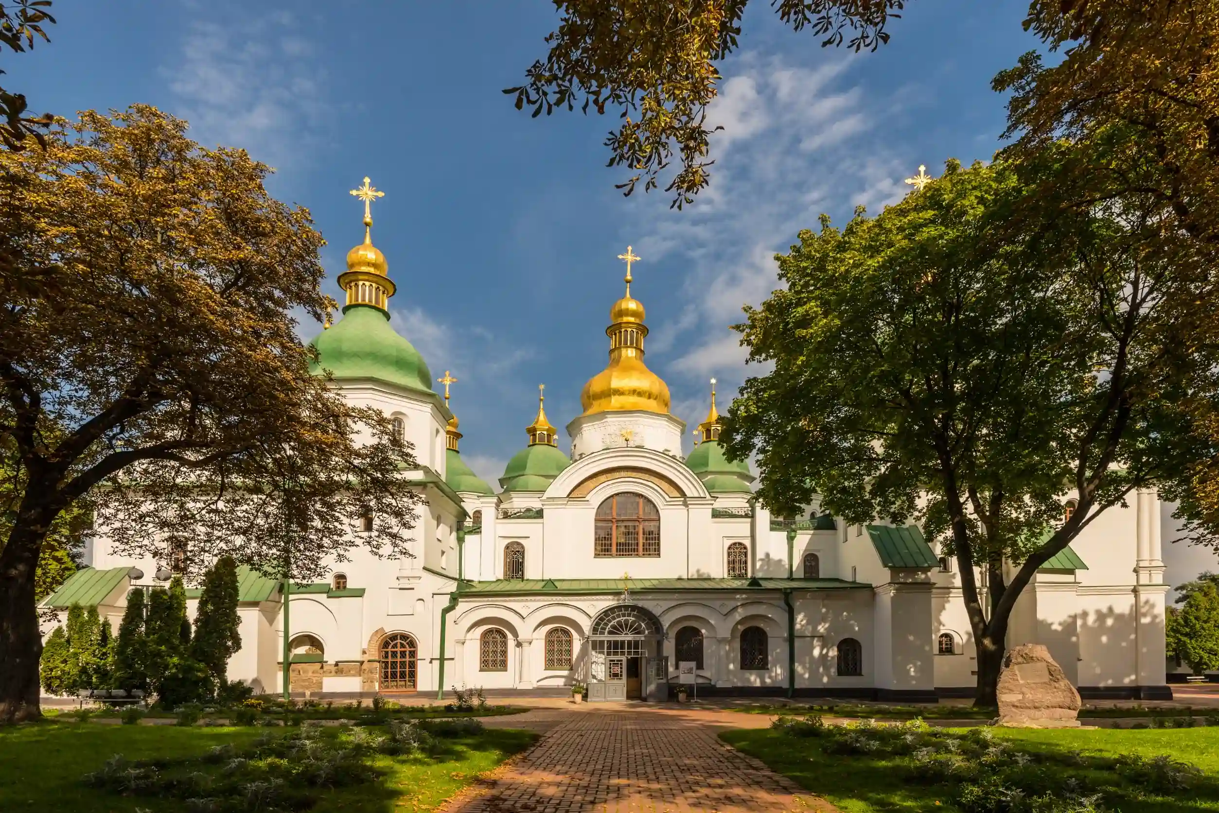 greek monastery on the kontraktova square kiev ukraine