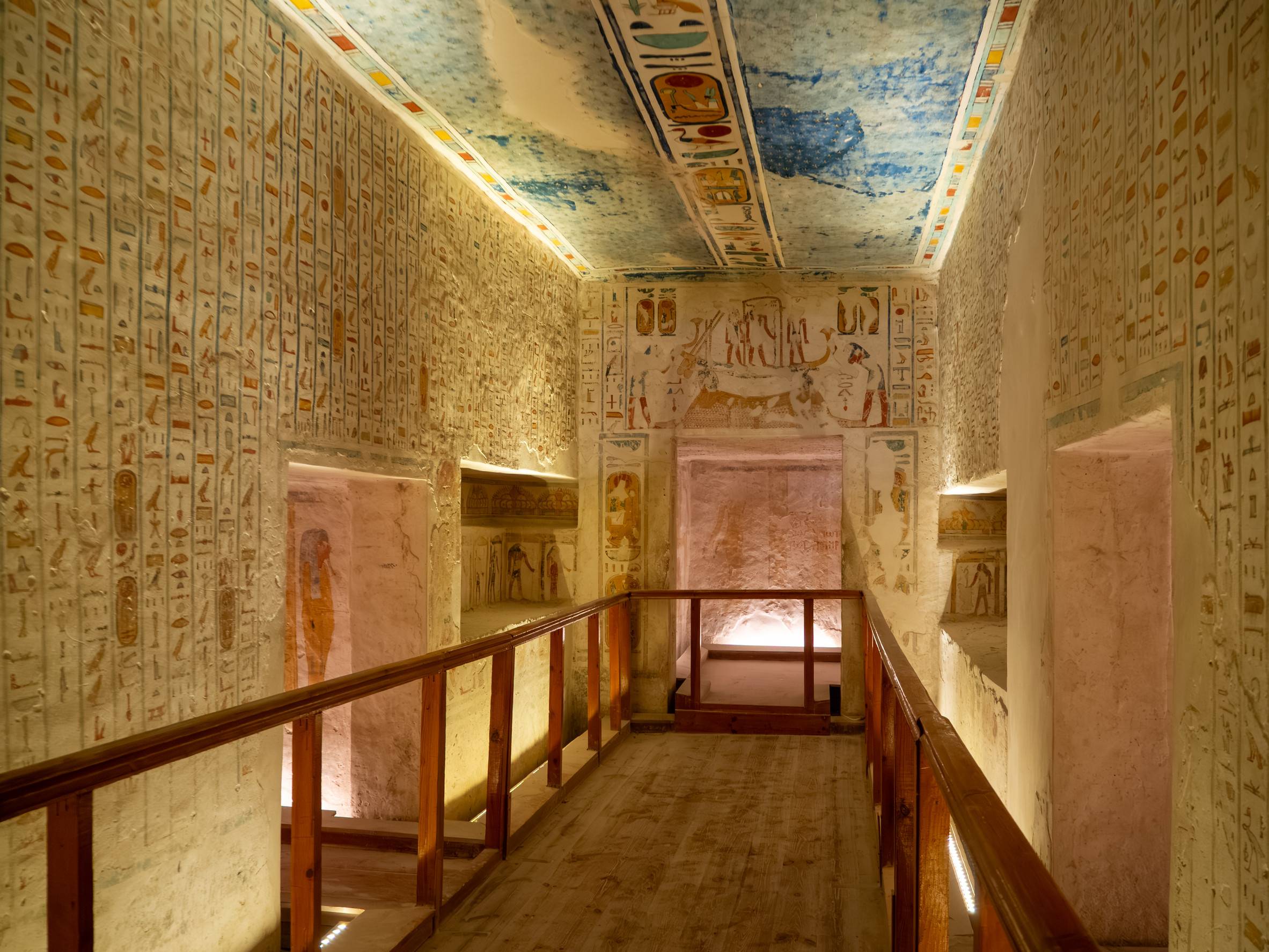 Интерьер гробницы в Долине царей