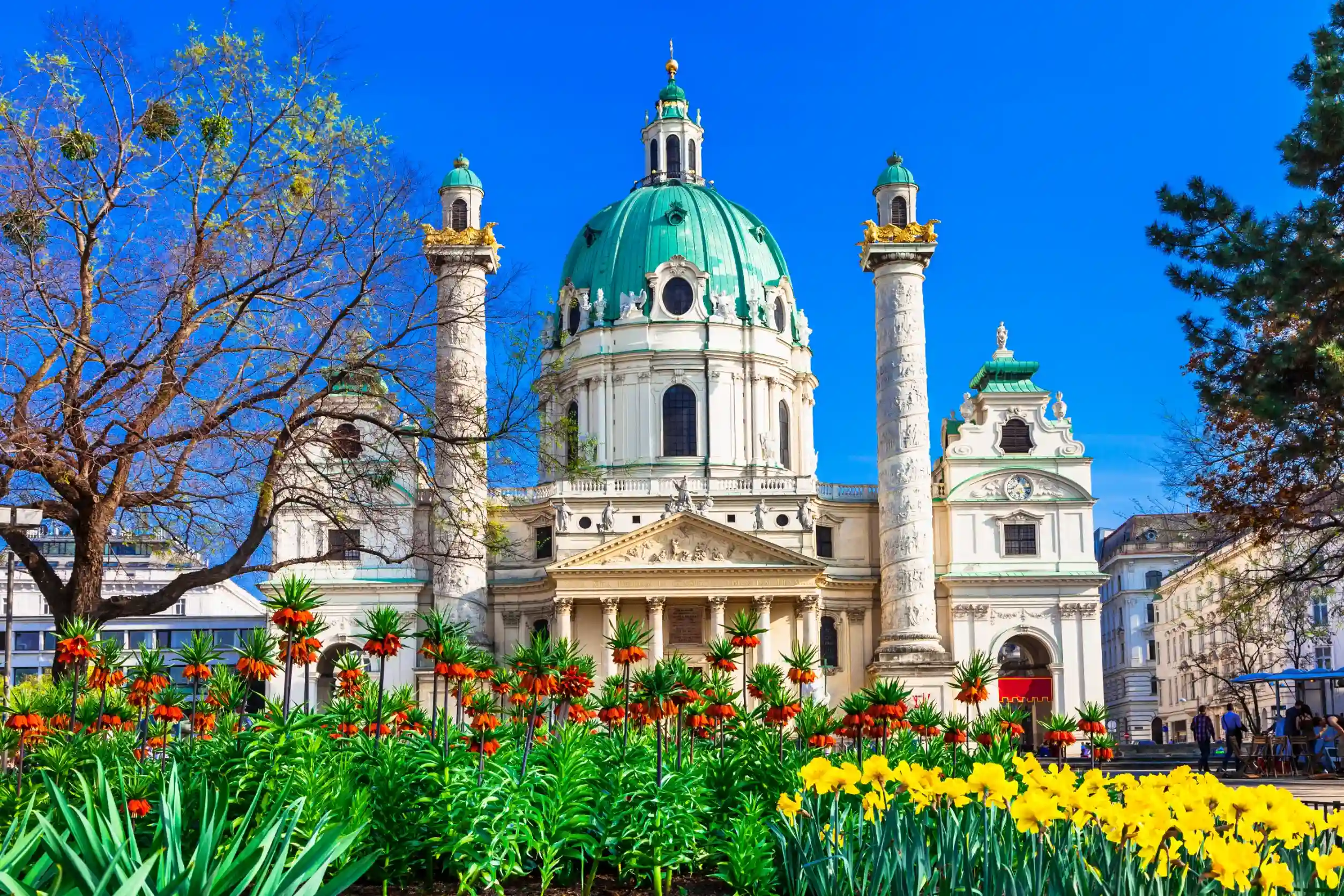 karlskirche elegant baroque church in vienna