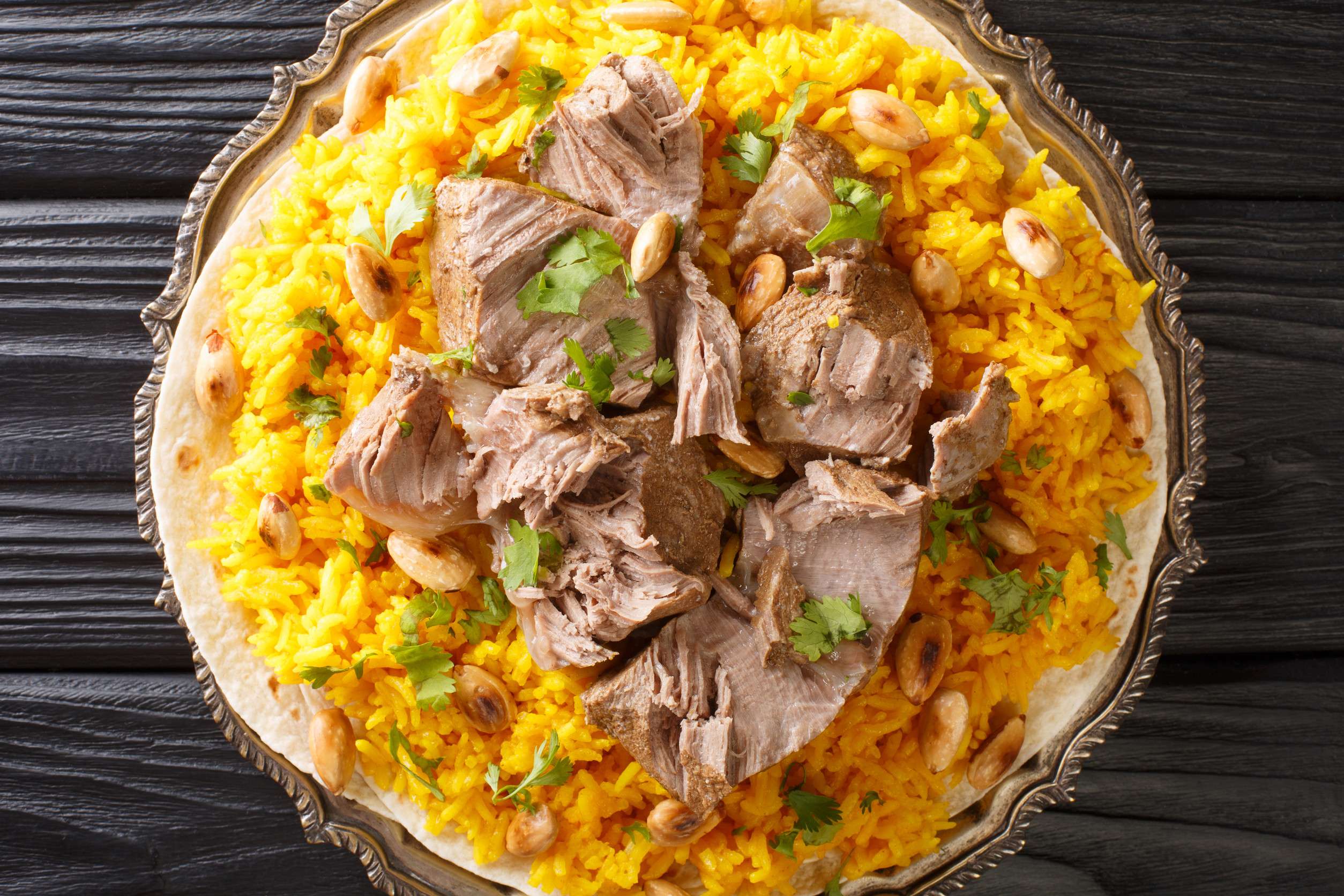 Mansaf-Lamm-Reis-Gericht