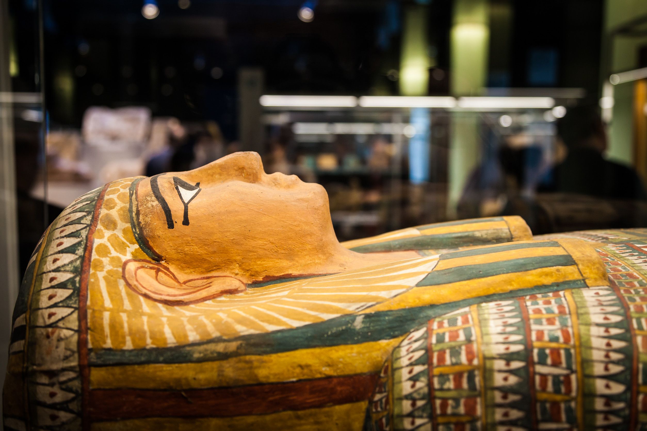 Sarcophagus At Grand Egyptian Museum