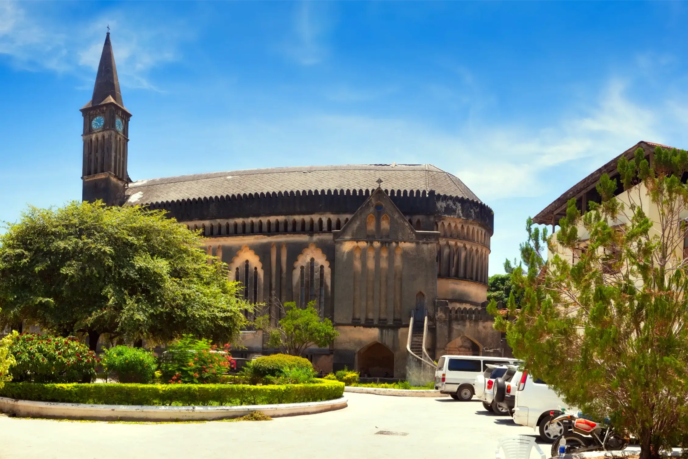 the anglican cathedral in zanzibar tanzania