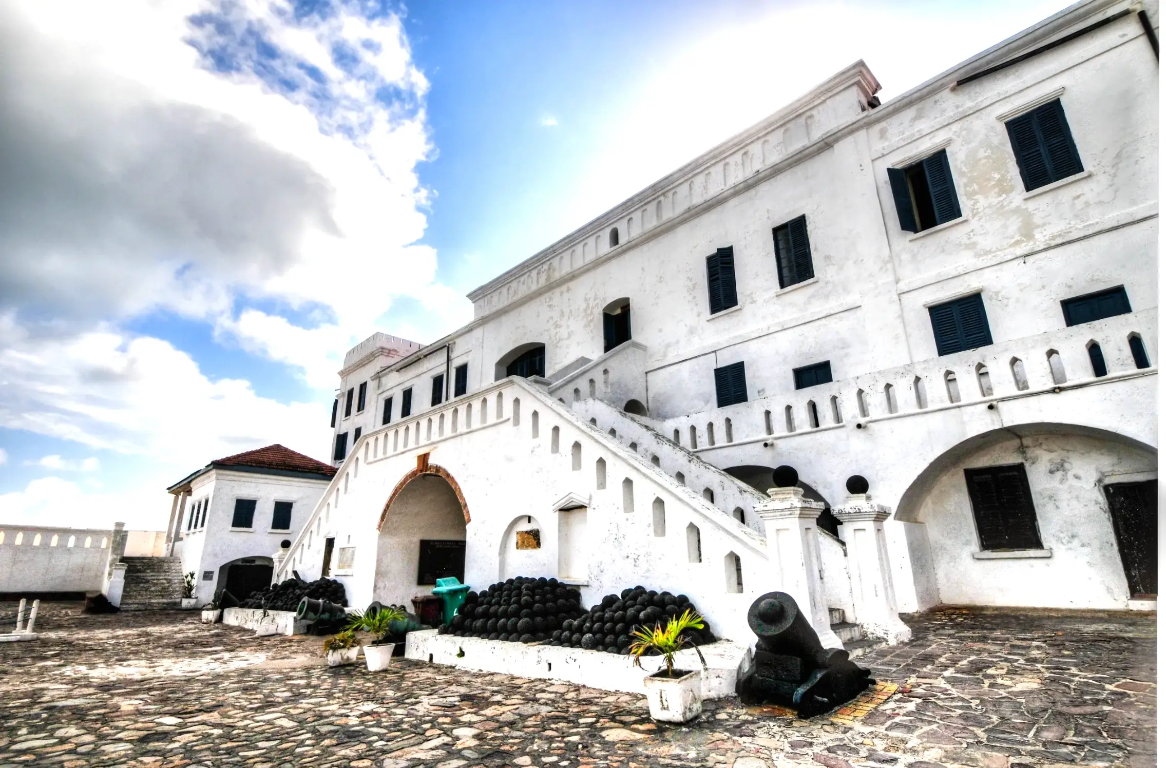 the cape coast castle in