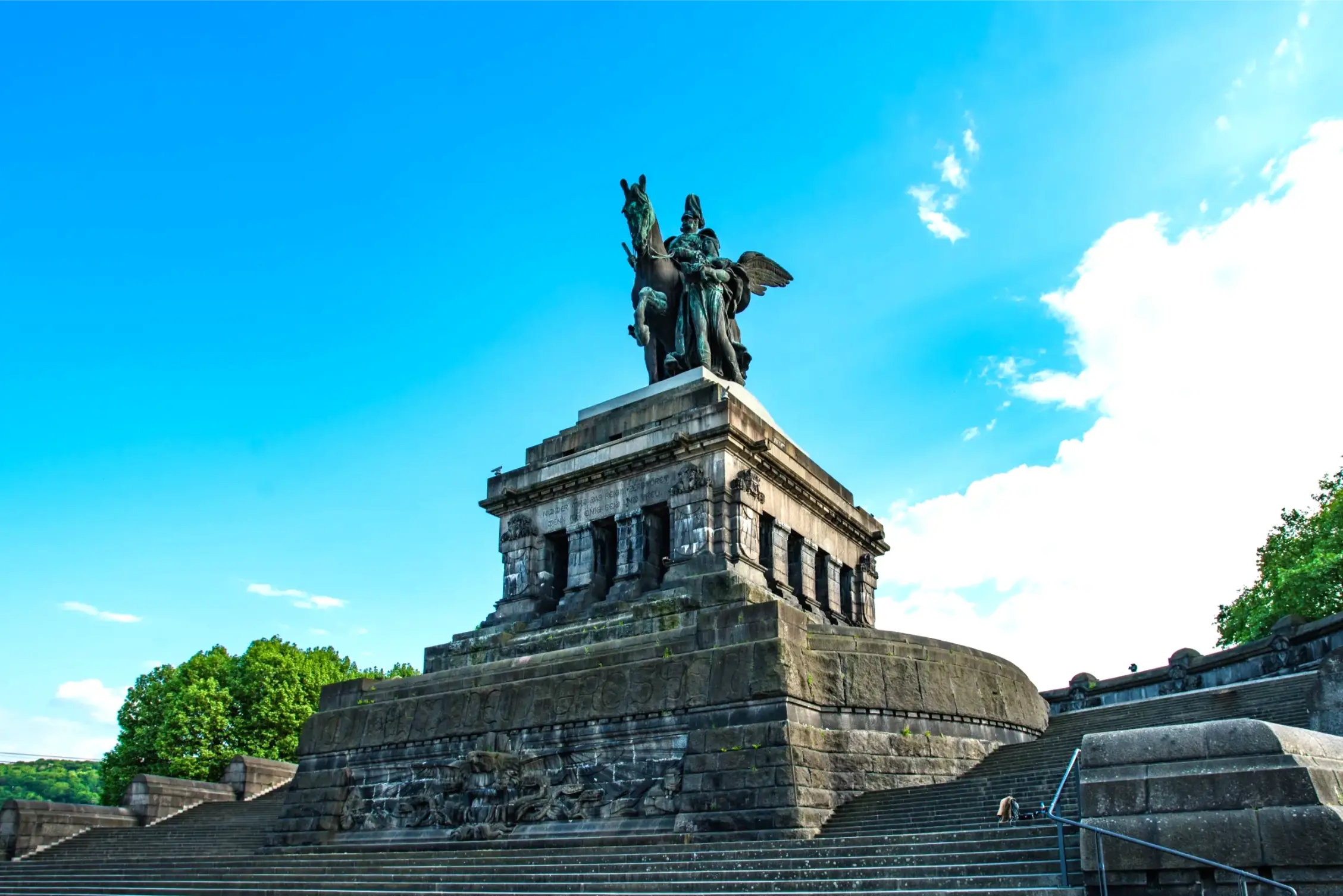 the emperor william monument in koblenz germany the emperor william monument in koblenz germany