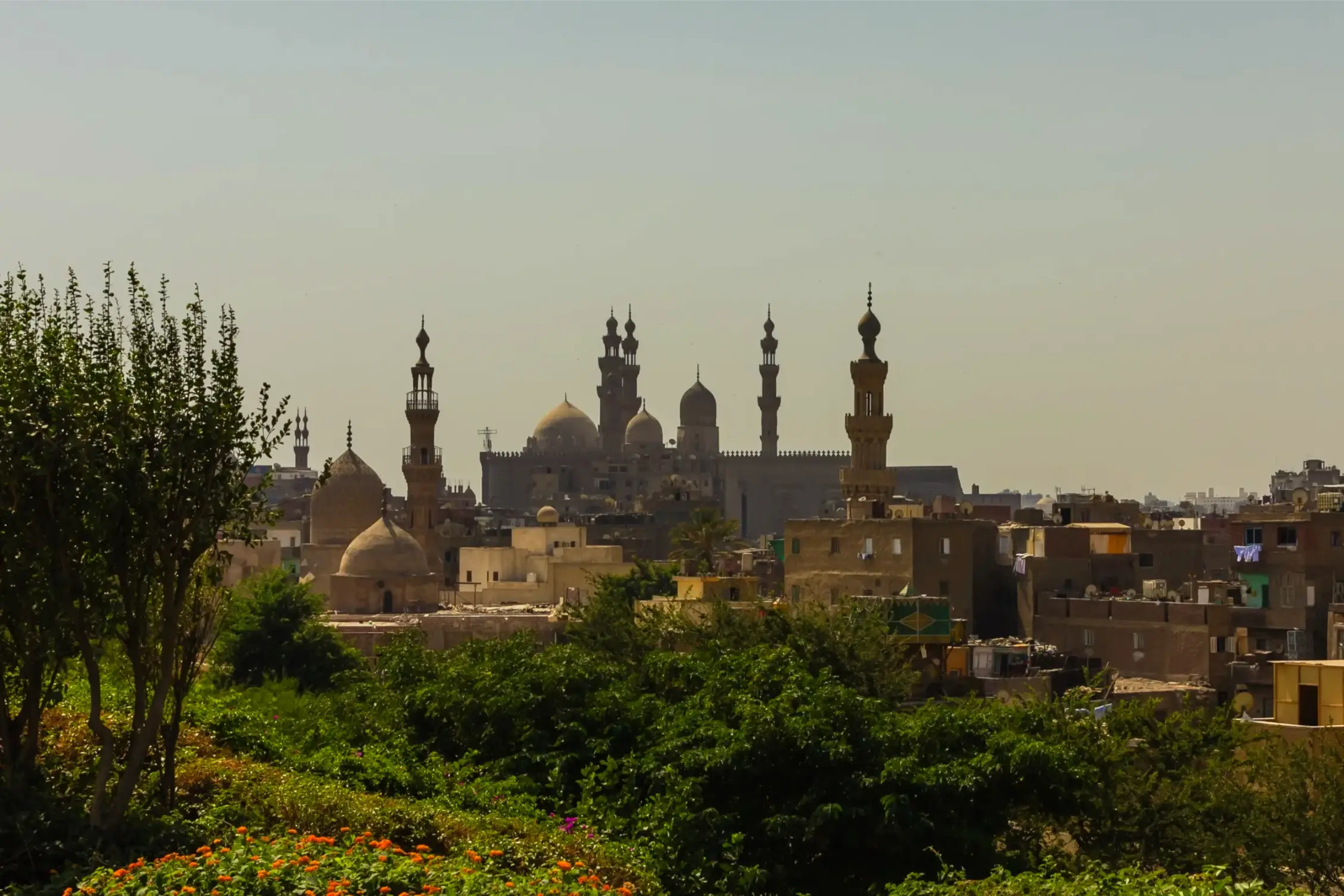 the famous citadel in cairo egypt