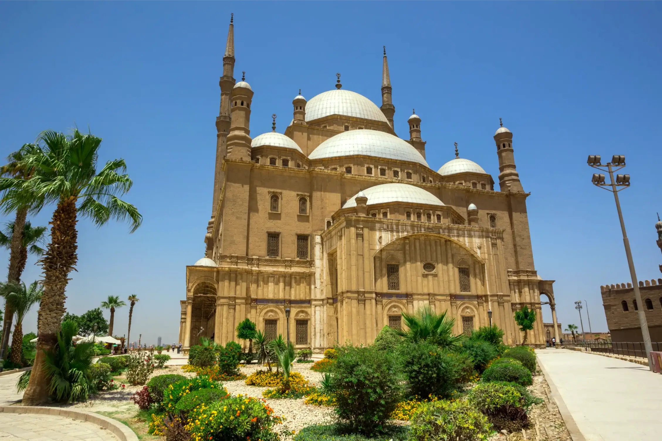 the great mosque of muhammad ali pasha in cairo egypt