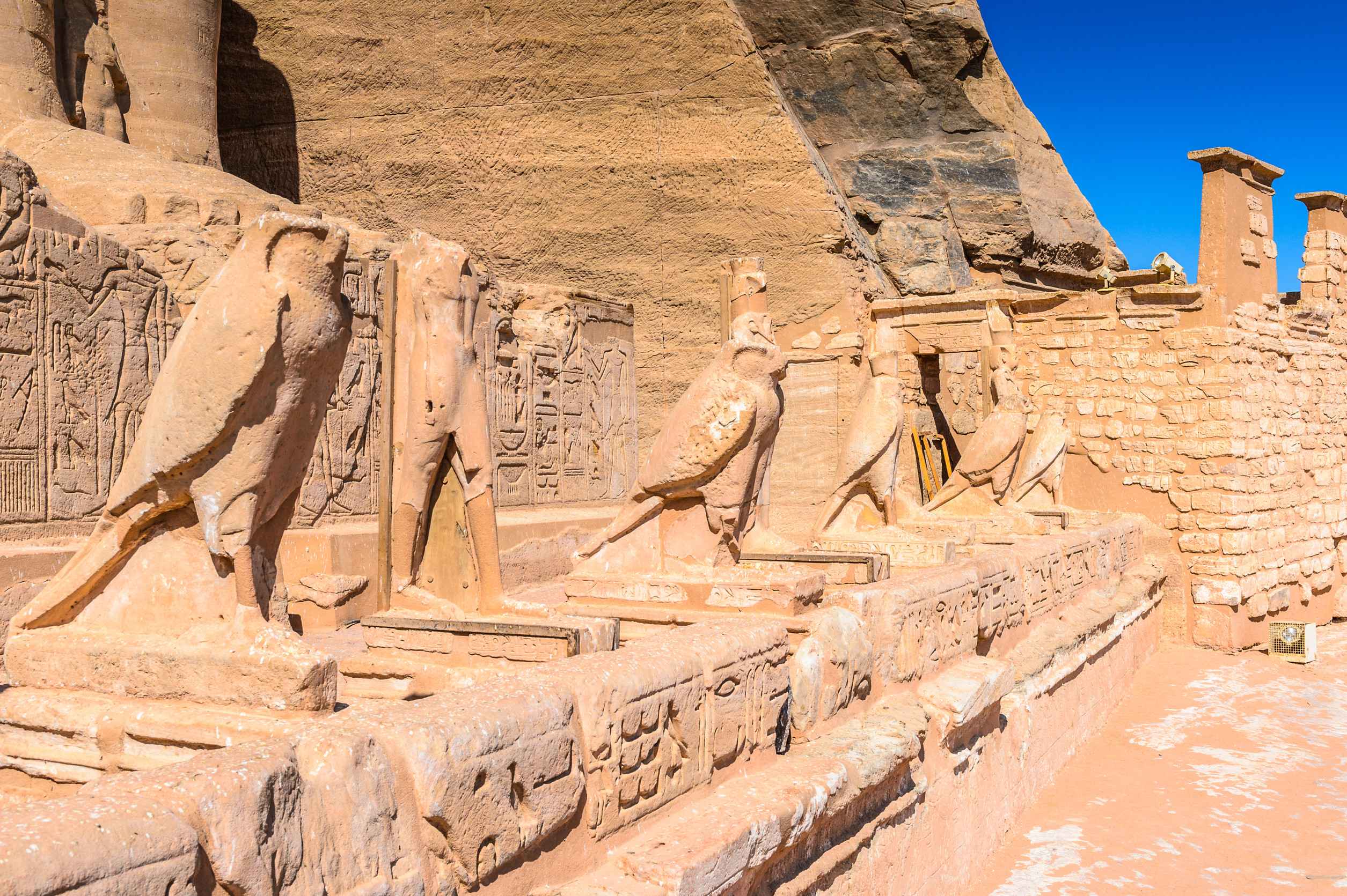 Der Gro&szlig;e Tempel von Ramses II. in Abu Simbel, &Auml;gypten
