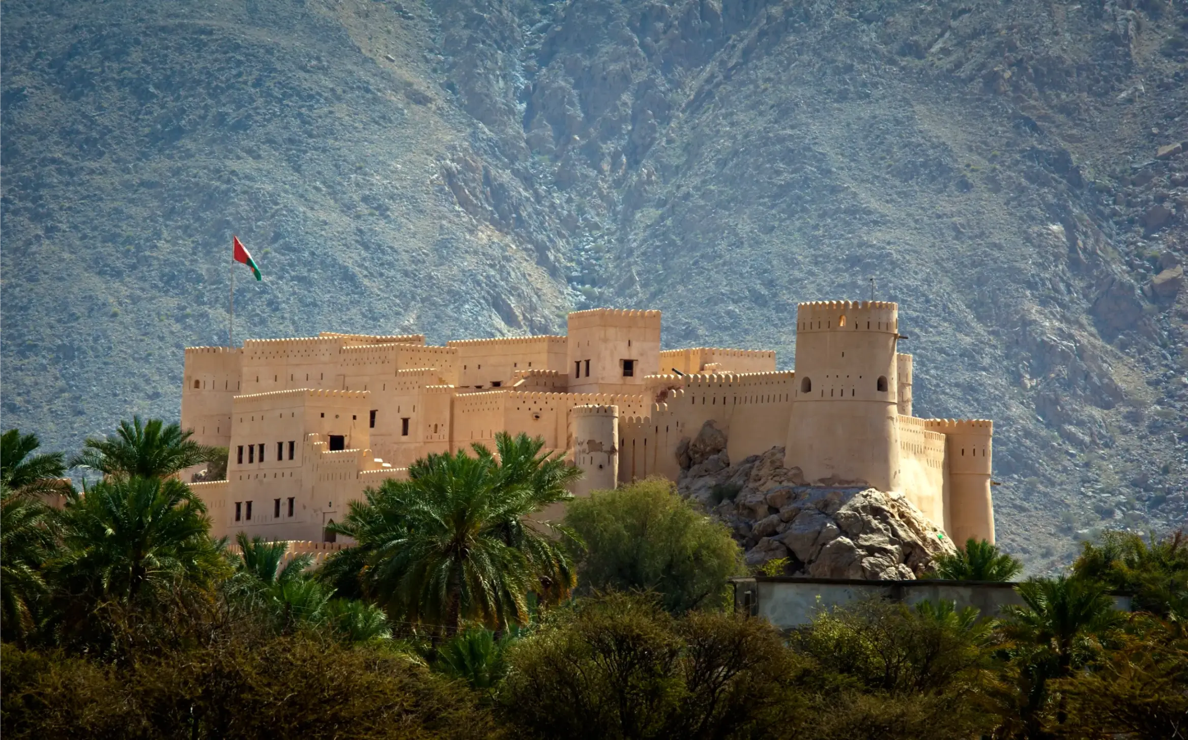 the nakhl fort in al batinah oman