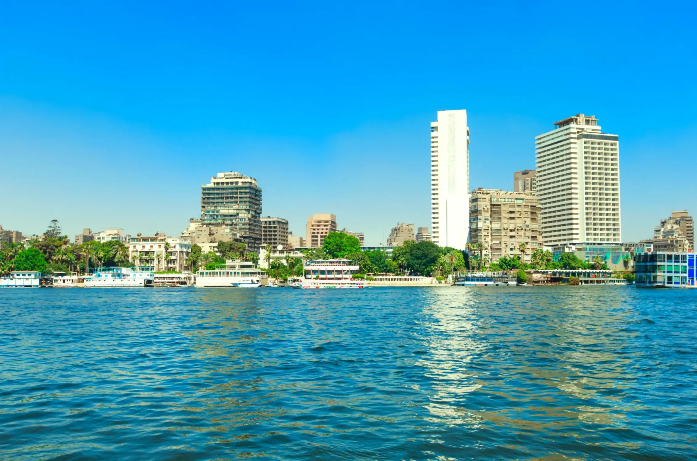 the river nile of cairo egypt