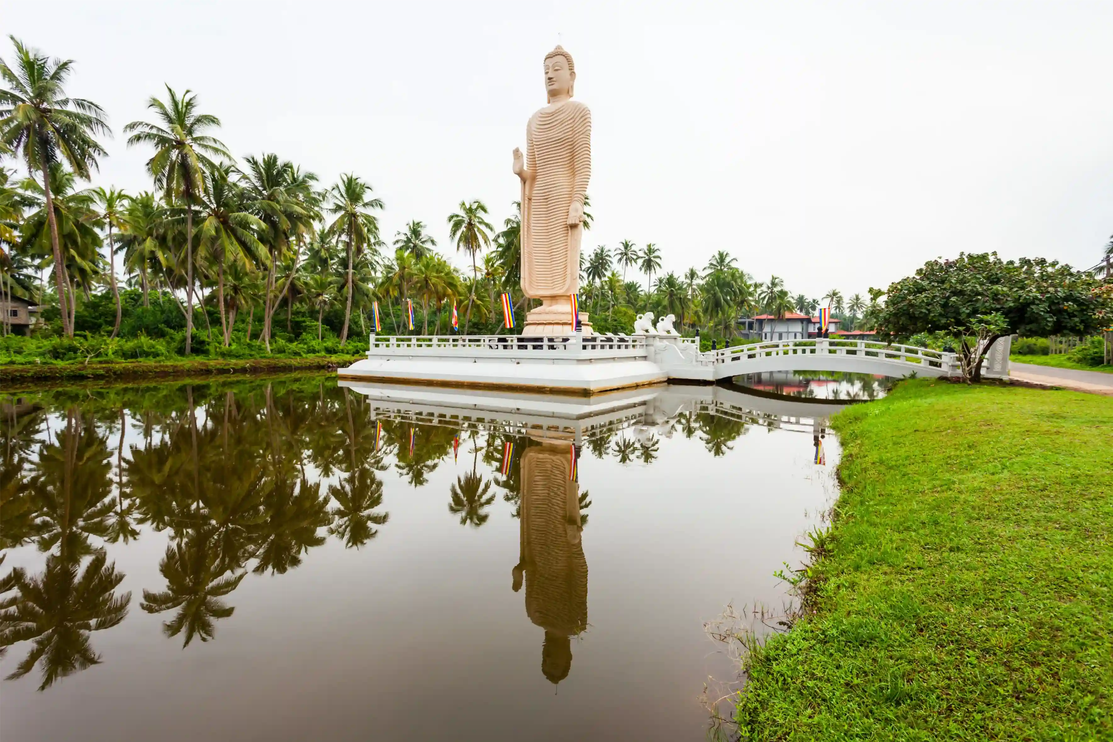 the tsunami honganji vihara in hikkaduwa sri lanka