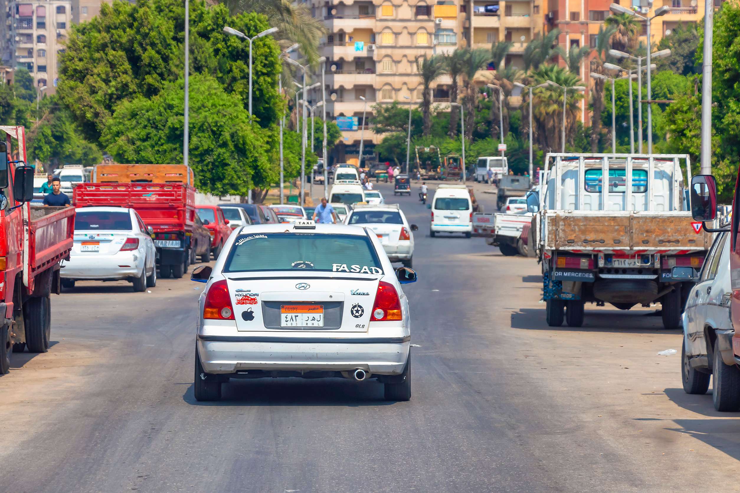 Transportation And Traffic In Cairo Egypt