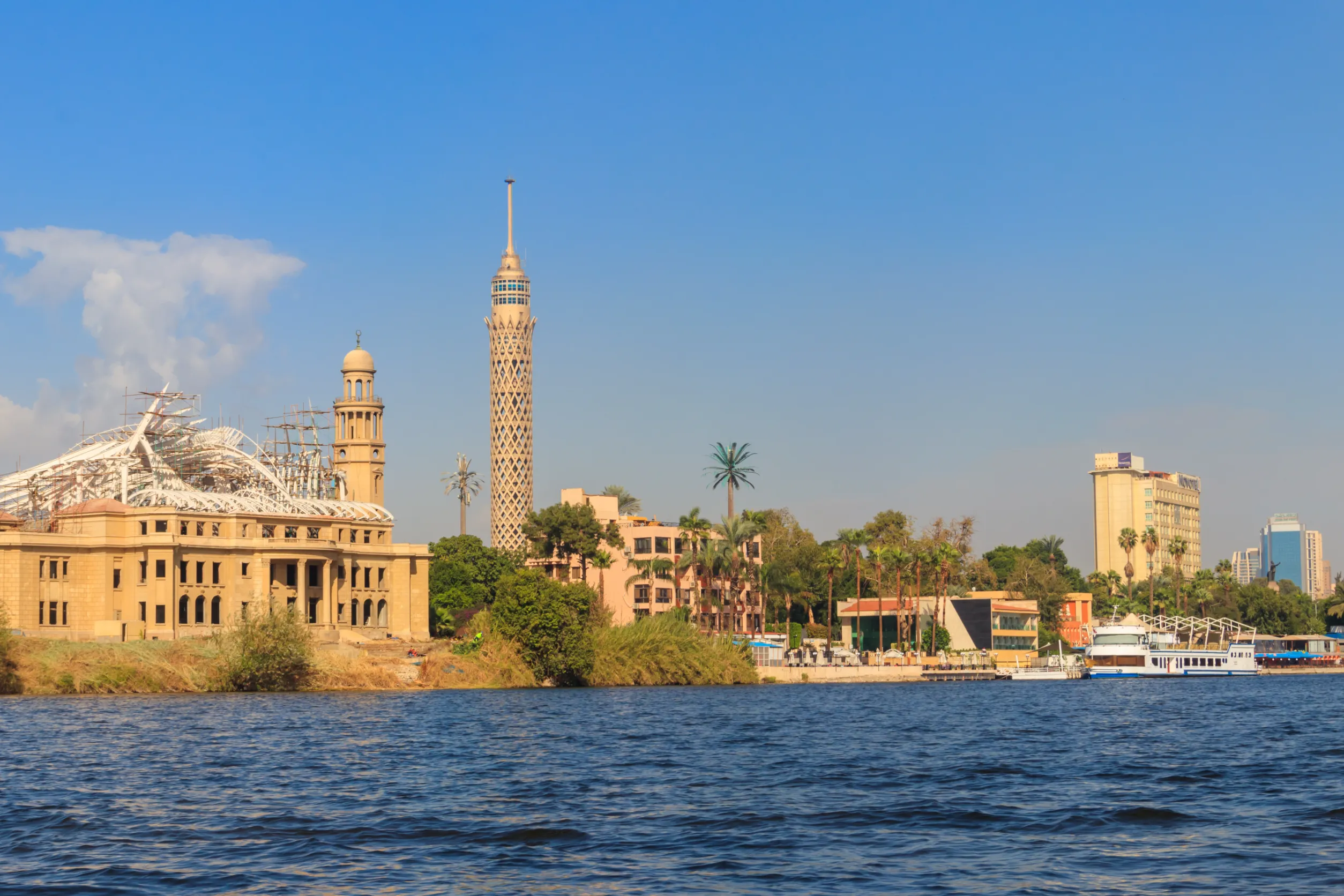 view the tall tv tower in cairo egypt