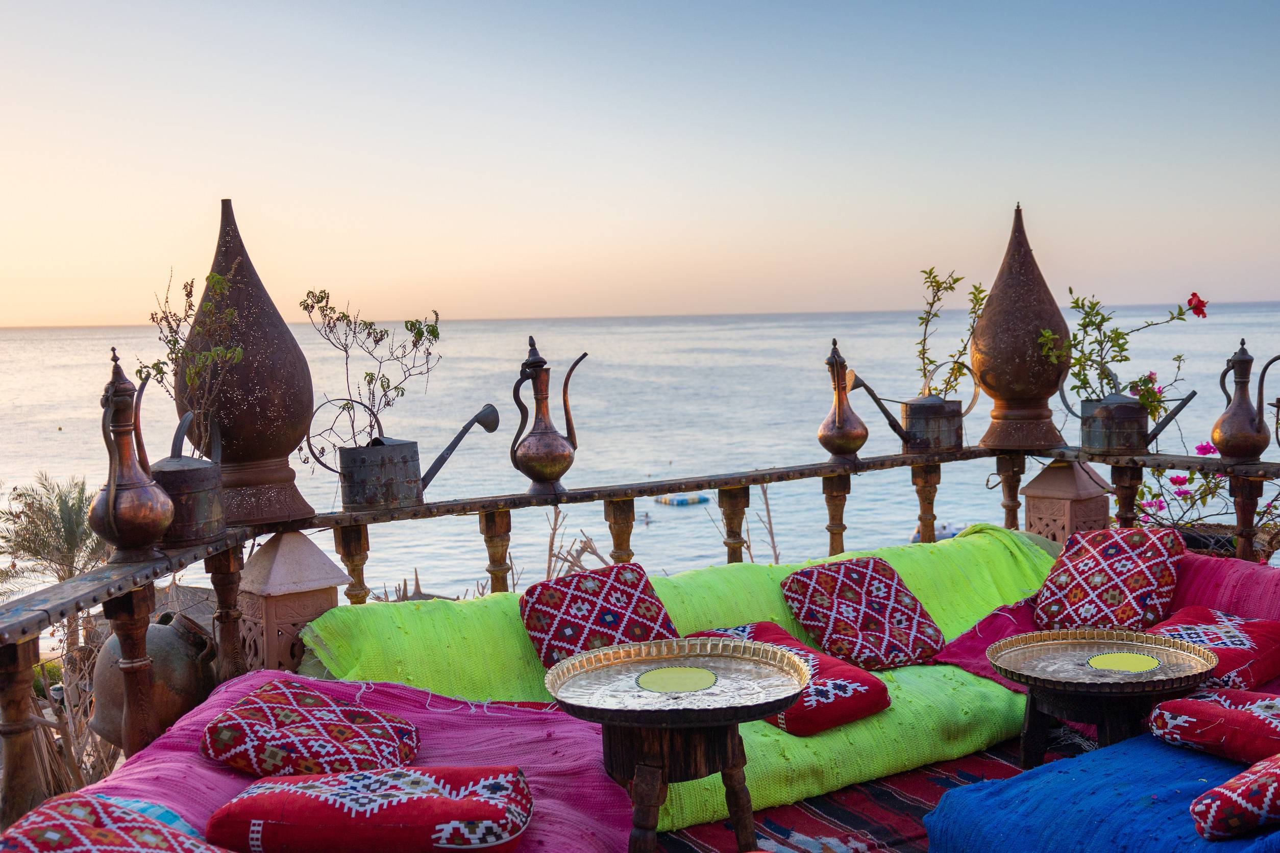 Vintage Arabic Oriental Cafe In Sharm El Sheikh Egypt