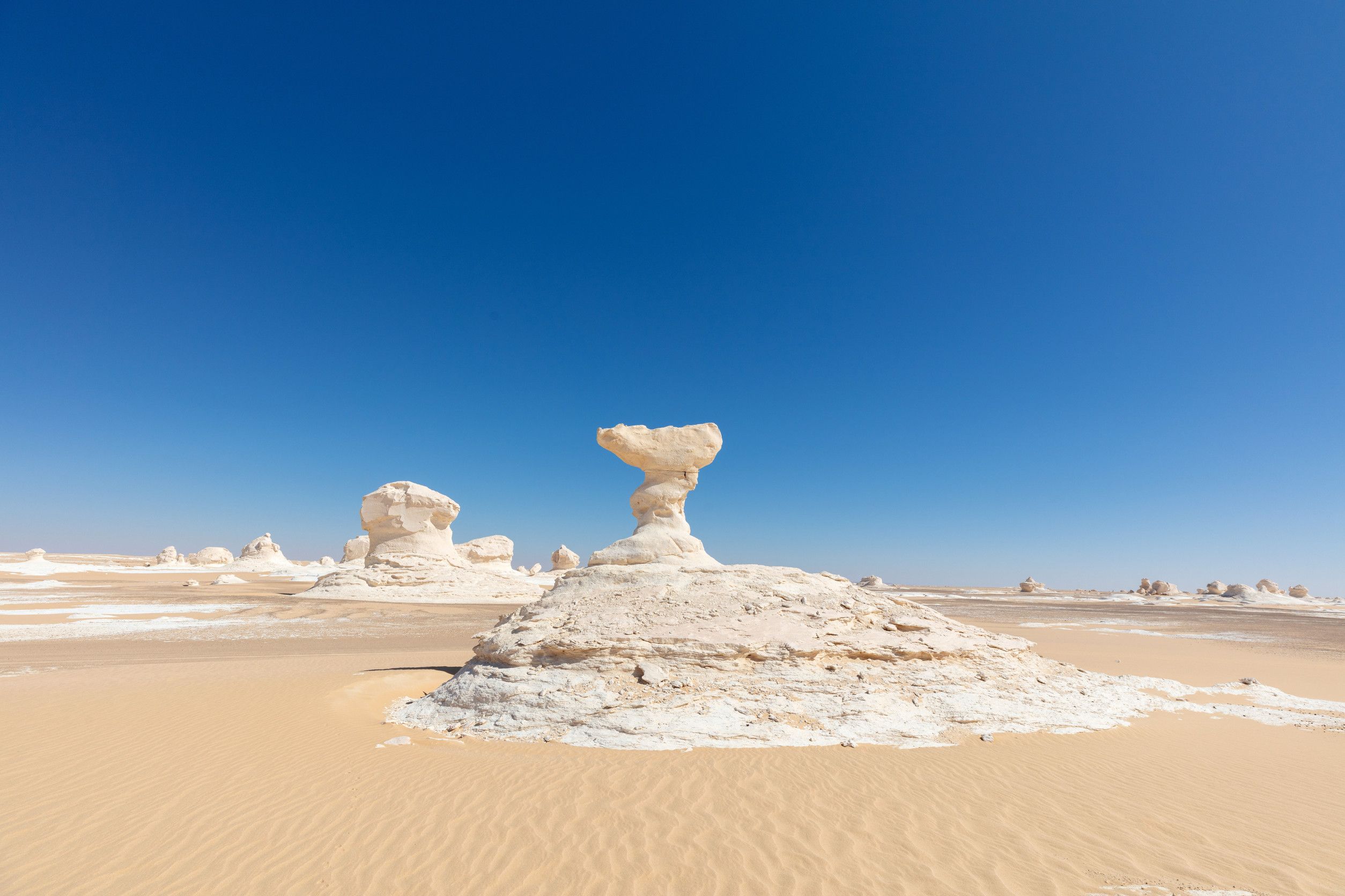 White Desert National Park In Egypt